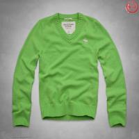 heren abercrombie and fitch v-hals truien wit moose logo groen Temperament kegit400